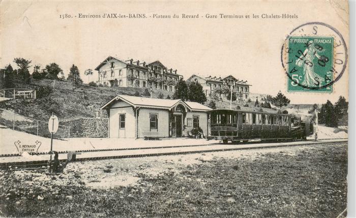 Le Revard 1550m 73 Savoie Piateau du Revard Gare Terminus et les Chalets-Hôtels
