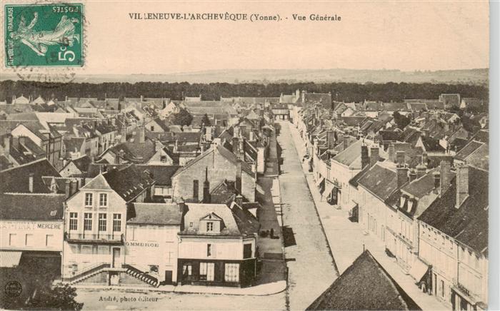 Villeneuve-l Archeveque 89 Yonne Vue Generale