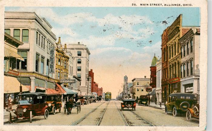 Alliance Ohio USA Main Street