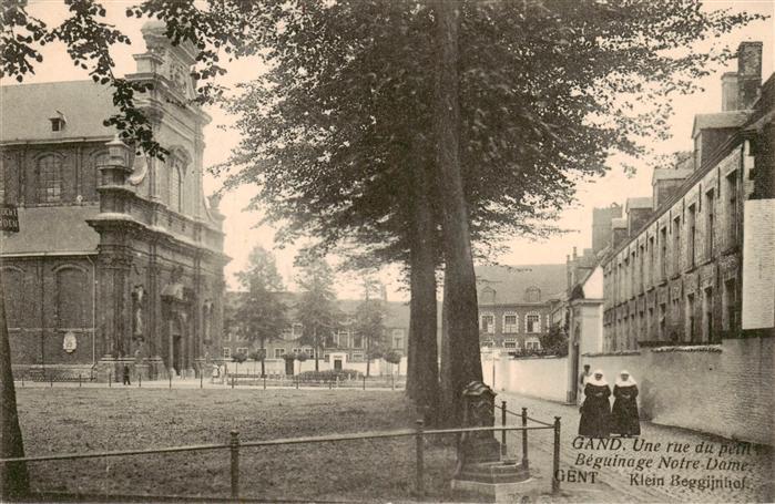 Gand Belgien Une rue du petit Béguinage Notre Dame Klein Beggijnhof