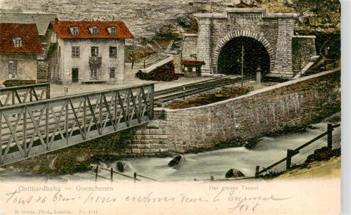 Goeschenen Goeschenen UR Gotthardbahn Grosser Tunnel