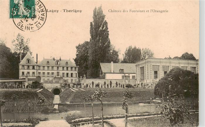 Thorigny-Lagny 77 Seine-et-Marne Chateau des Fontaines et l'Orangerie
