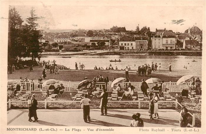 Montrichard 41 Loir-et-Cher La Plage Vue d ensemble