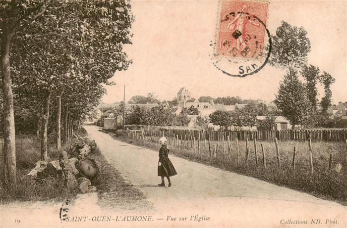 Saint-Ouen 95 l Aumone Pontoise Val-d Oise Vue sur l'Eglise