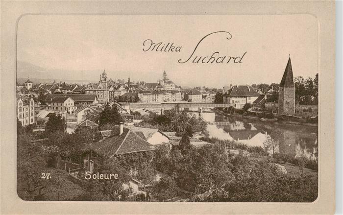 Soleure Solothurn SO Vue generale avec Milka Suchard