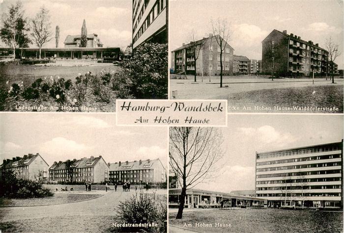 Wandsbek Hamburg Ladenstrasse Am Hohen Hause Walddoerferstrasse Nordstrandstrass