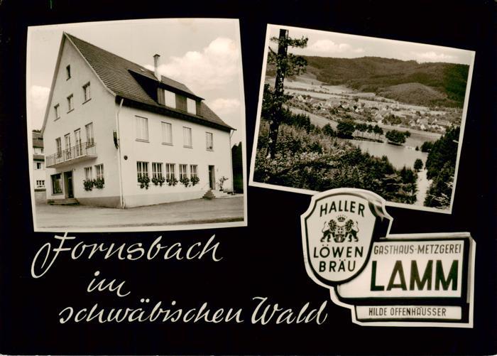 Fornsbach Murrhardt Gasthaus Metzgerei Lamm Panorama