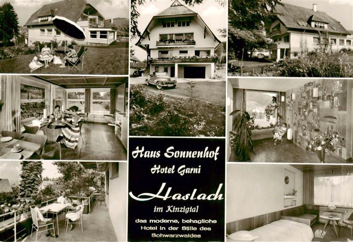 Haslach Kinzigtal Haus Sonnenhof Hotel Garnie Gastraeume Zimmer Terrasse Garten