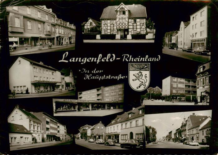 Langenfeld Rheinland Partien in der Hauptstrasse