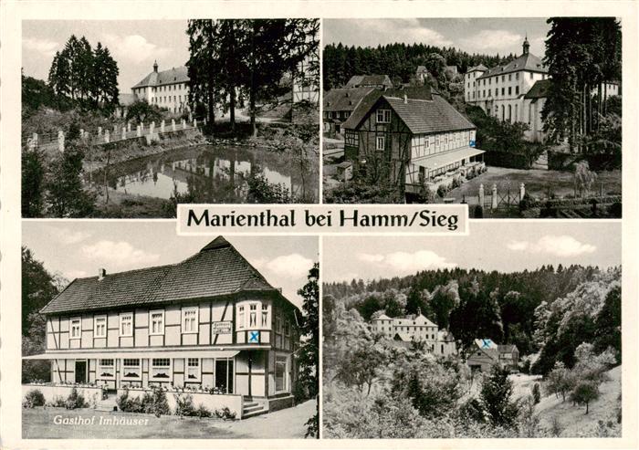 Hamm Sieg Gasthof Imhaeuser Restauration Marienthal