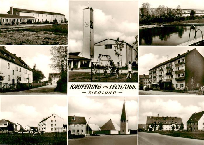 Kaufering Orts und Teilansichten Kirchen