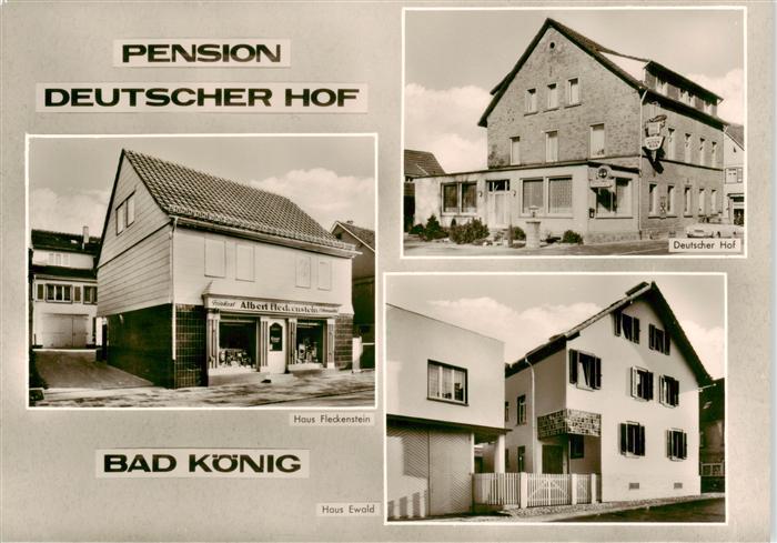 Bad Koenig Odenwald Pension Deutscher Hof Haus Fleckenstein Haus Ewald
