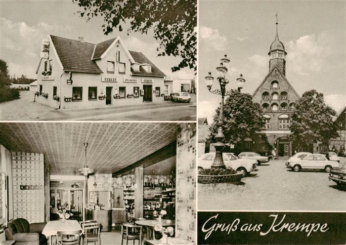 Krempe Holstein Hotel Raststaette Krempe Gastraum Rathaus