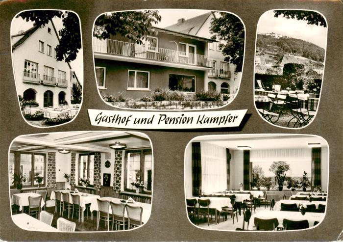 Schnaittach Gasthof und Pension Kampfer Gastraeume Terrasse