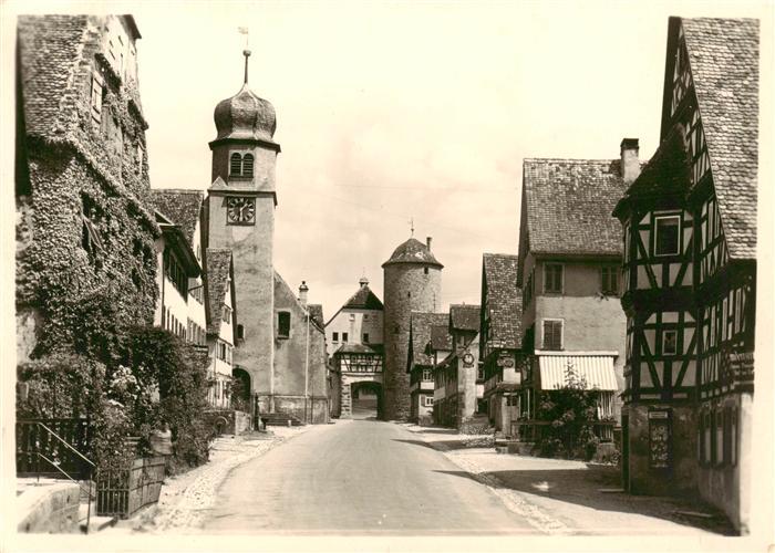 Langenburg Wuerttemberg Inneres Staedtchen