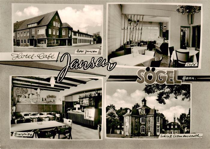 Soegel Hotel Cafe Jansen Bierstube Schloss Clemenswerth