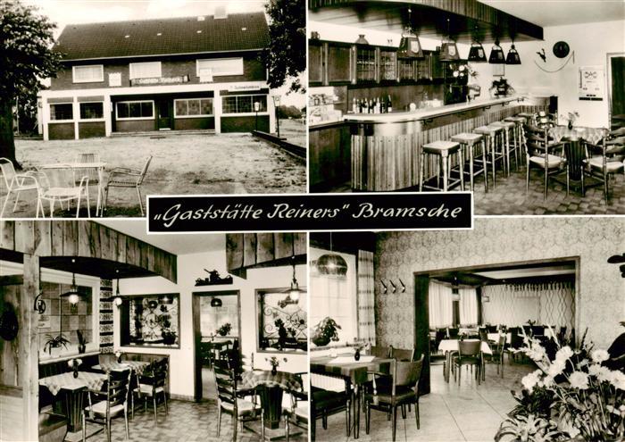 Bramsche Lingen Gaststaette Reiners Gastraeume Bar