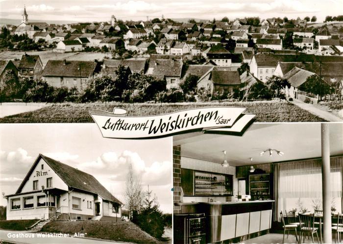 Weiskirchen Saar Panorama Gasthaus Weiskircher Alm Gaststube