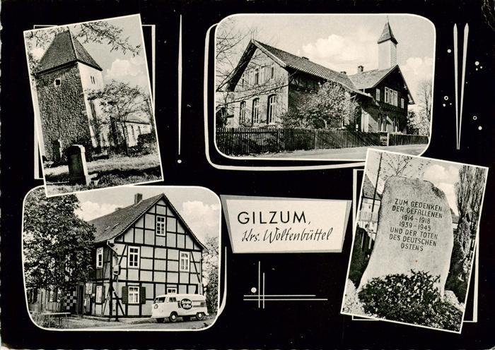 Gilzum Teilansichten Gedenktafel Gemischtwaren Kur Woehler