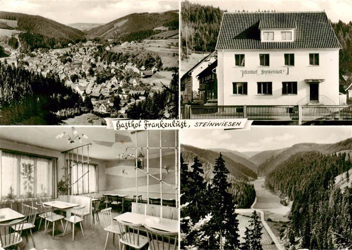 Steinwiesen Gasthof Frankenlust Gaststube Panorama