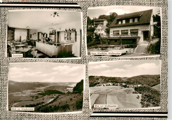 Wolfenacker Gasthaus und Pension Wiedblick Gaststaette Wiedbachtal Panorama