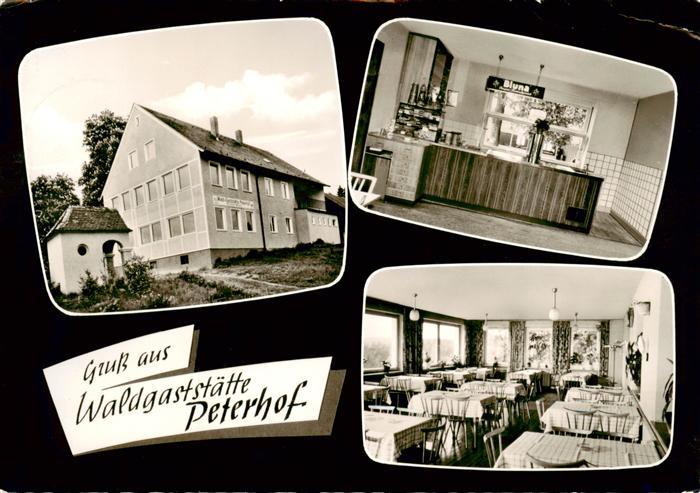 Peterhof Gersthofen Waldgaststaette Peterhof Theke Gastraum