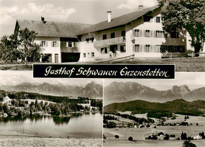 Enzenstetten Gasthof Schwanen Weiher Panorama