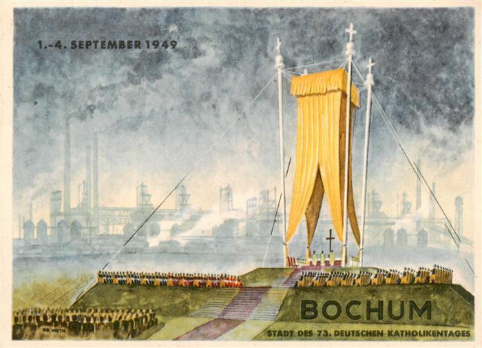 BOCHUM  CITY Deutscher Katholikentag 1949