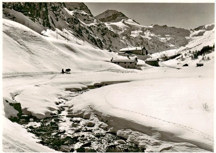 Fextal Val Fex Sils Maria GR mit Piz Tremoggia und Fexgletscher