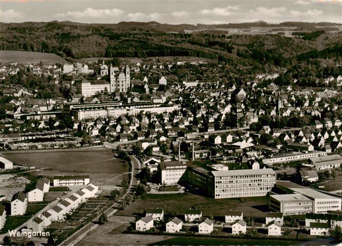Weingarten Baden Fliegeraufnahme