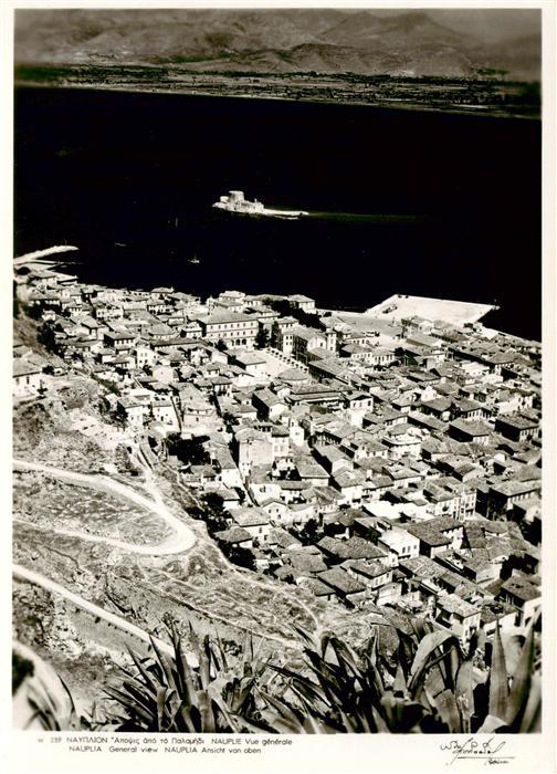 Nauplia Nauplion Nauplia-Assini Peloponisos Greece Fliegeraufnahme