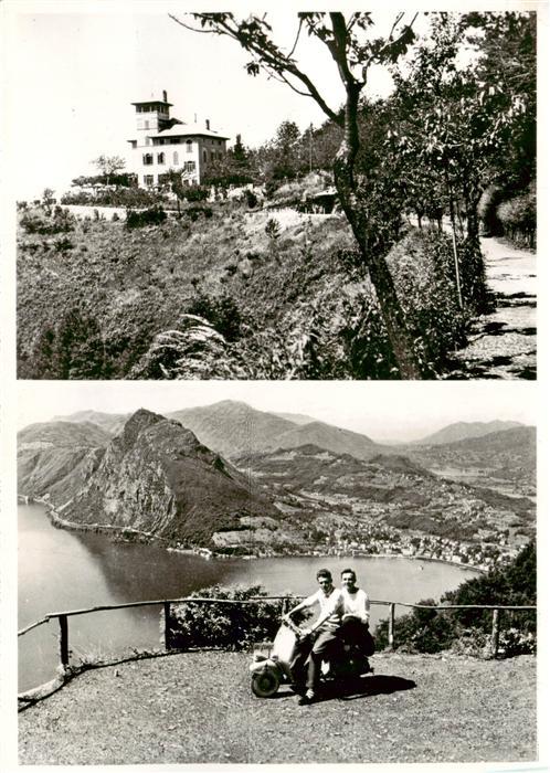 Monte-Bre Lugano TI Vetta Kulm Fernsicht