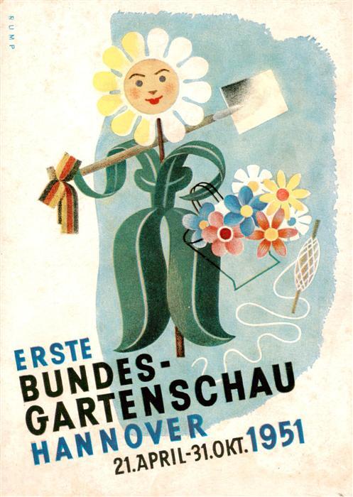 HANNOVER  CITY Erste BUGA Hannover 1951