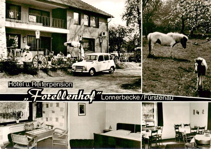 Lonnerbecke Bramsche Hase Hotel und Reiterpension Forellenhof Gaststube Zimmer P
