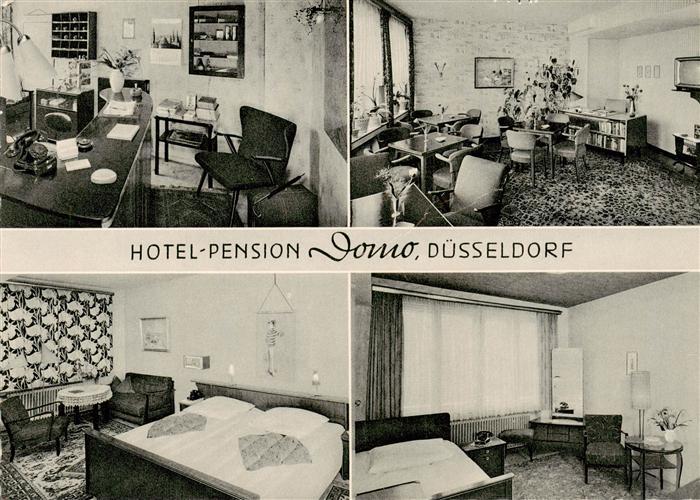 DuessELDORF  CITY Hotel Pension Domo Gastraeume Zimmer