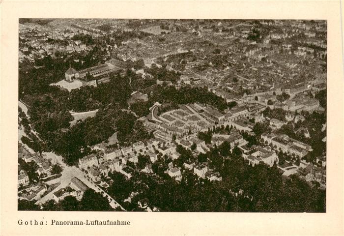 Gotha  Thueringen Fliegeraufnahme