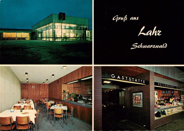 Lahr Baden Bahnhofsgaststaette und Kiosk im neuen Bahnhof