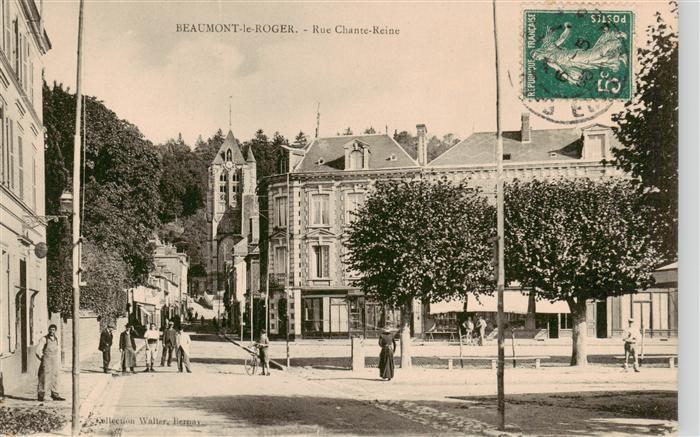 Beaumont-le-Roger 27 Eure Rue Chante Reine