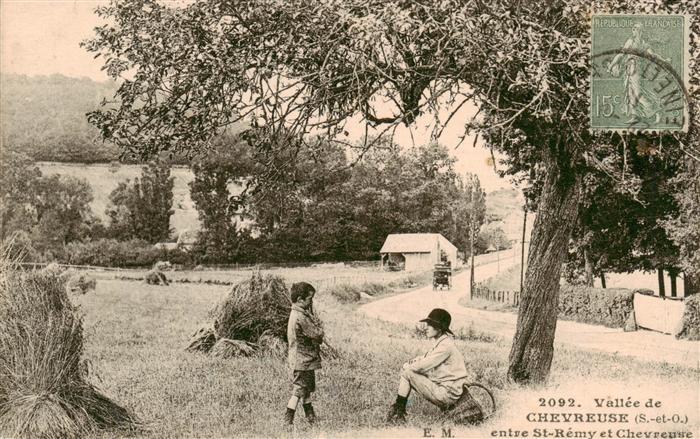 Chevreuse 78 Yvelines Vallee de Chevreuse entre St Remy et Chevreuse
