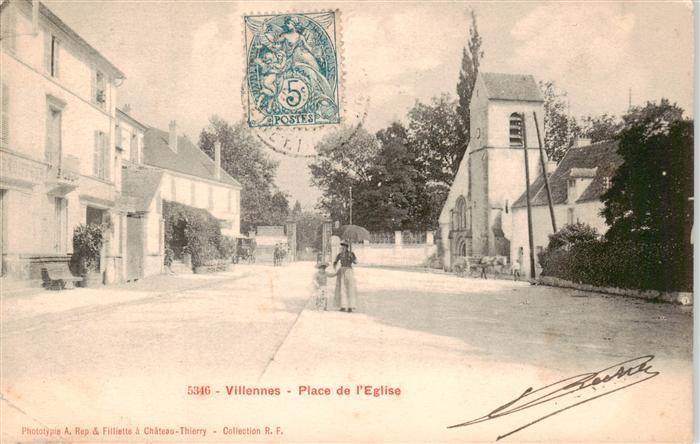 Villennes-sur-Seine 78 Yvelines Place de l'Eglise
