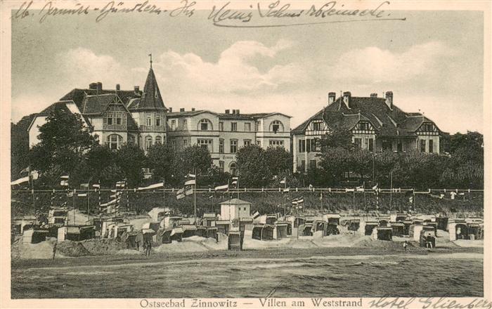 Zinnowitz Ostseebad Villen am Westrand