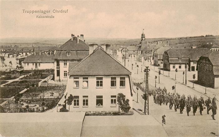 Ohrdruf Truppenlager Kaiserstrasse Feldpost