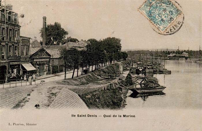 Ile Saint Denis Quai de la Marine