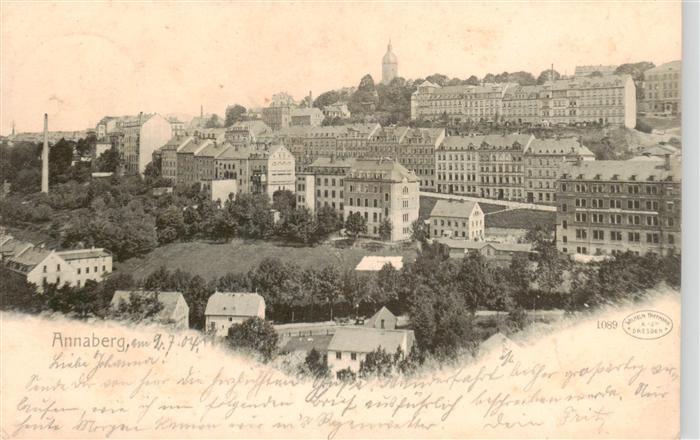 Annaberg -Buchholz Erzgebirge Panorama