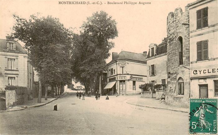 Montrichard 41 Loir-et-Cher Boulevard Philippe Auguste