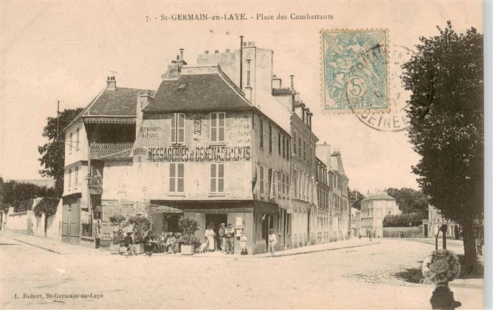 St-Germain  -en-Laye 78 Yvelines Place des Combattants