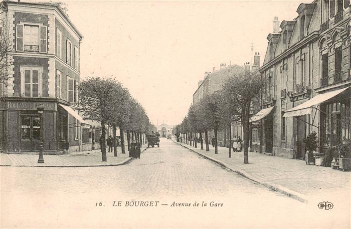 Le Bourget 93 Seine-Saint-Denis Avenue de la Gare