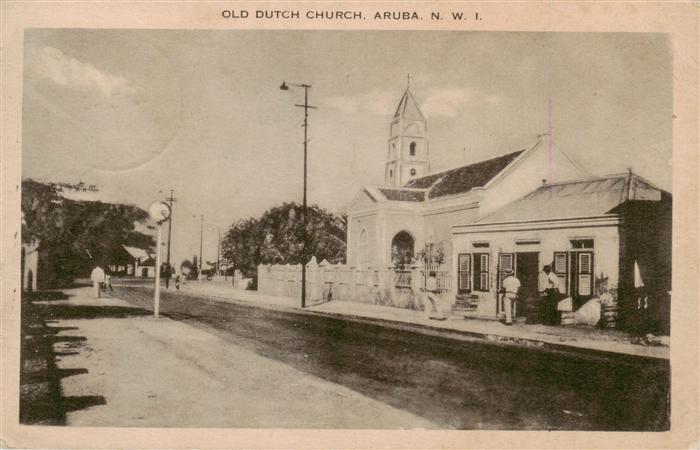 Aruba Niederlaendische Antillen Old Dutch Church