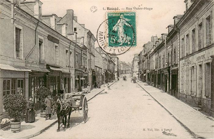 Bauge 49 Maine-et-Loire Rue Victor Hugo