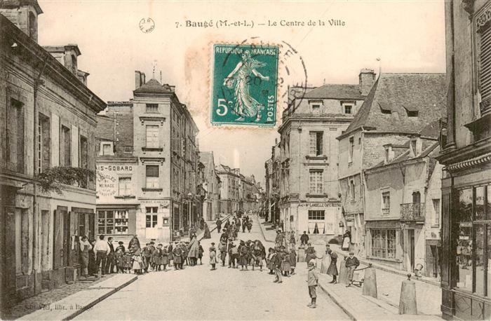 Bauge 49 Maine-et-Loire Le Centre de la Ville